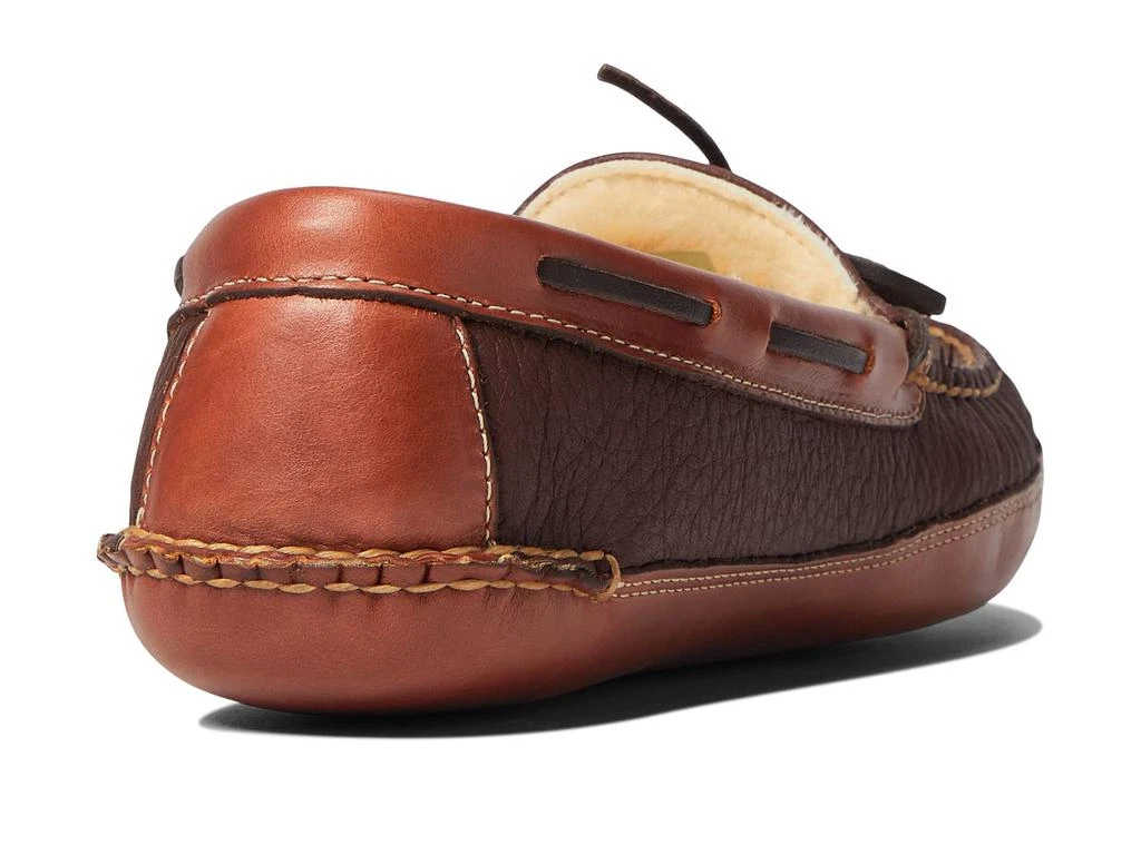 L.L.BEAN Bison Double Sole Slipper Shearling Lined 5