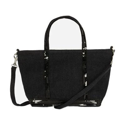 VANESSA BRUNO Linen XS cabas tote 1