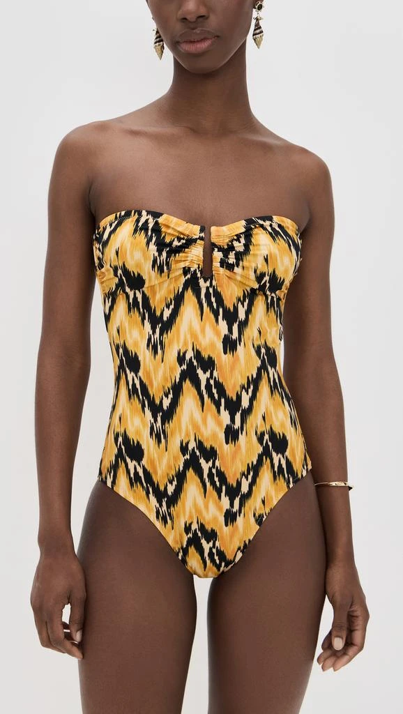Ulla Johnson Monterey Strapless Maillot One Piece 4