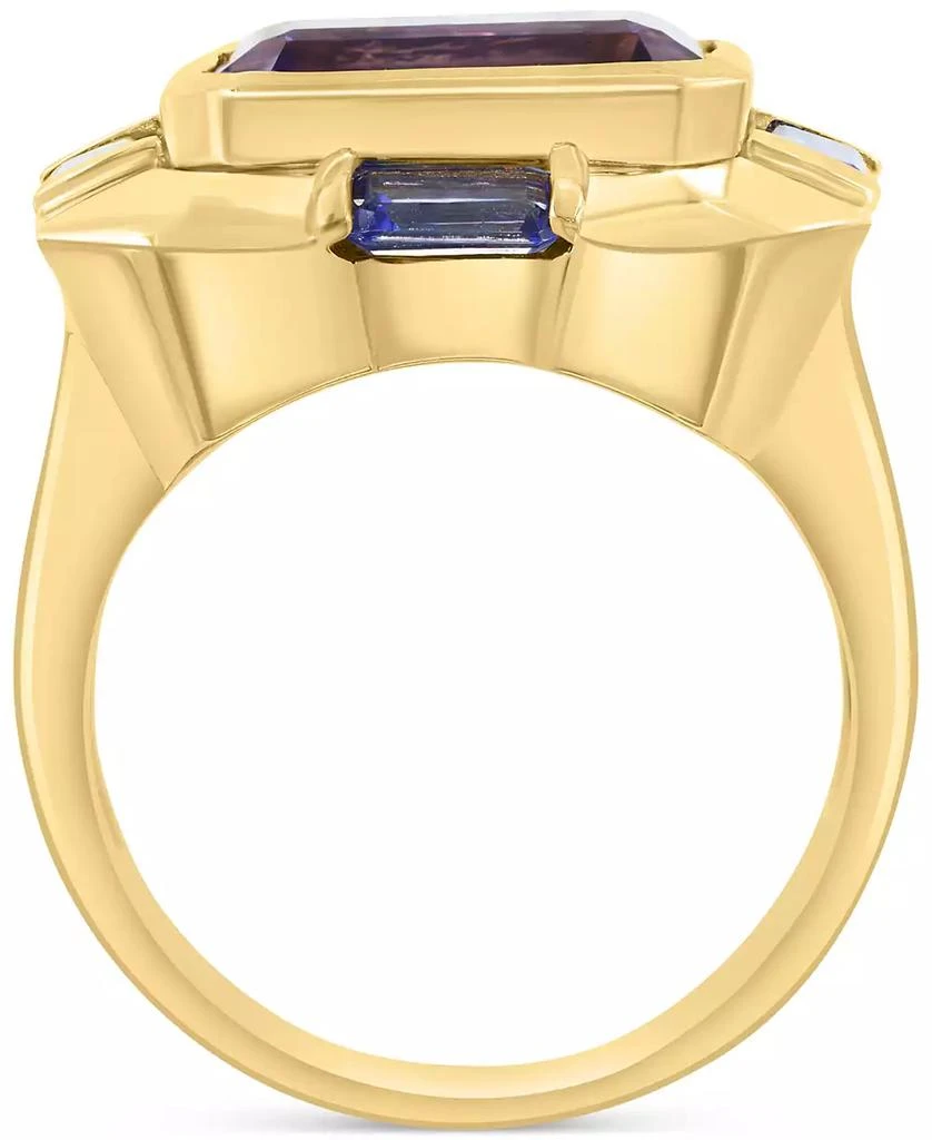 Effy EFFY® Amethyst (5 ct. t.w.) 
Tanzanite (2-1/2 ct. t.w.) Statement Ring in 14k Gold-Plated Sterling Silver 4
