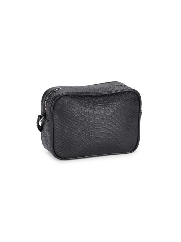 ZADIG & VOLTAIRE XS Lizard Embossed Leather Camera Shoulder Bag 4