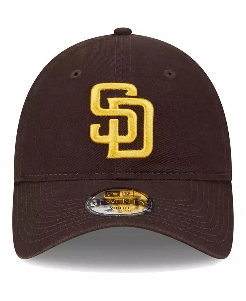 New Era Little Boys and Girls Brown San Diego Padres Team 9TWENTY Adjustable Hat 2