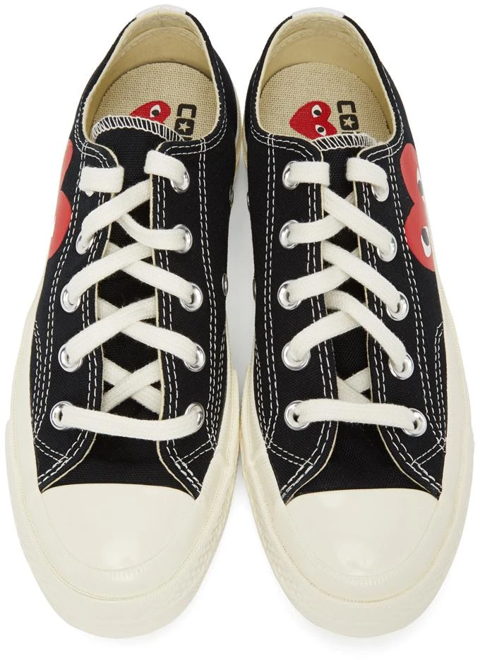 Comme des Garcons Black Converse Edition Half Heart Chuck 70 Low Sneakers 5