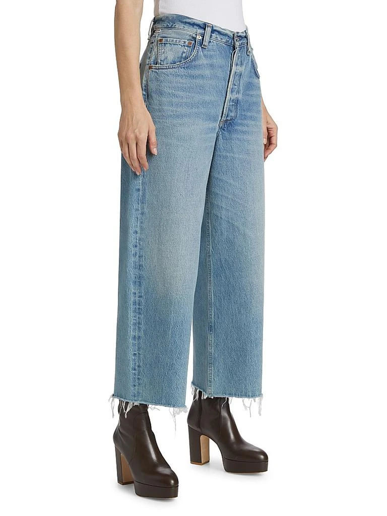 Citizens of Humanity Ayla Denim Raw-Hem Crop Jeans 4