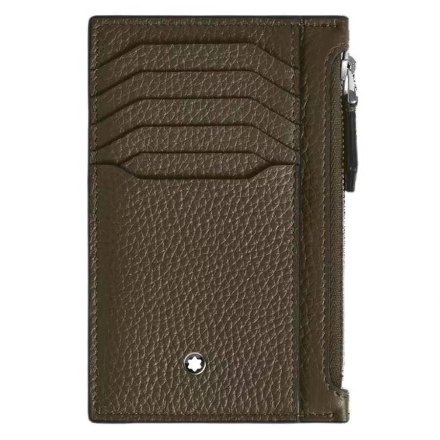 MontBlanc Grain Leather 8cc Zip Card Holder