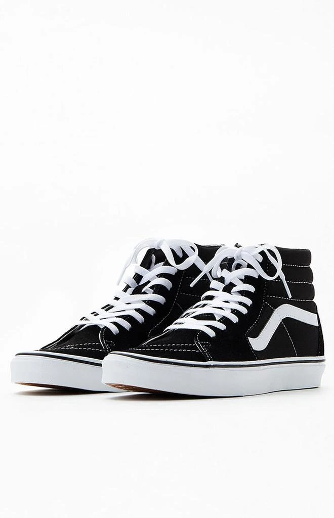Vans Sk8-Hi Canvas Black & White Shoes 2