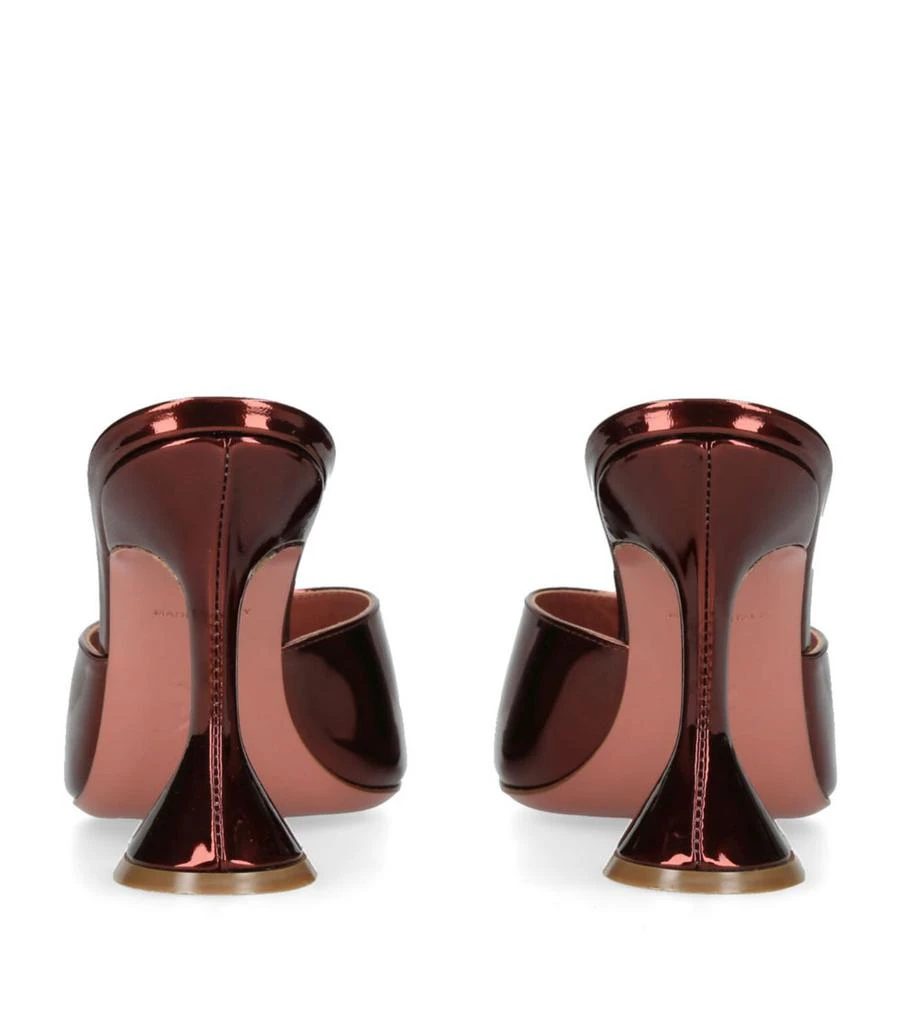 Amina Muaddi Patent Leather Lupita Mules 95 2