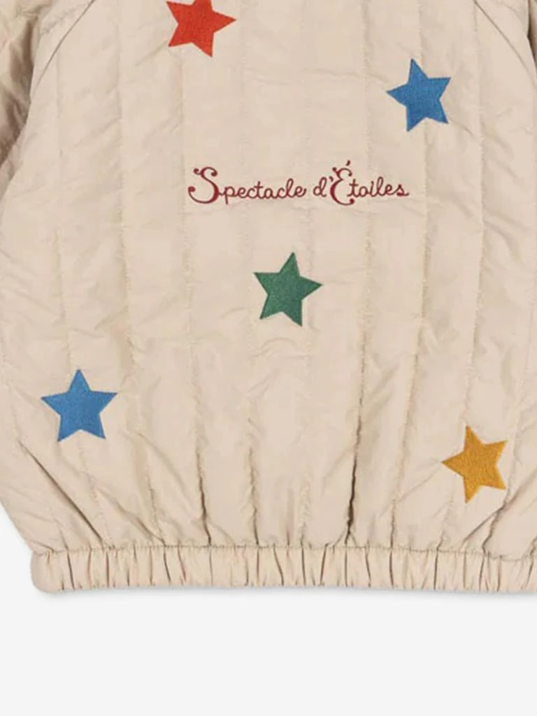 Konges Slojd Kids Star Juno Bomber Jacket in Beige 4