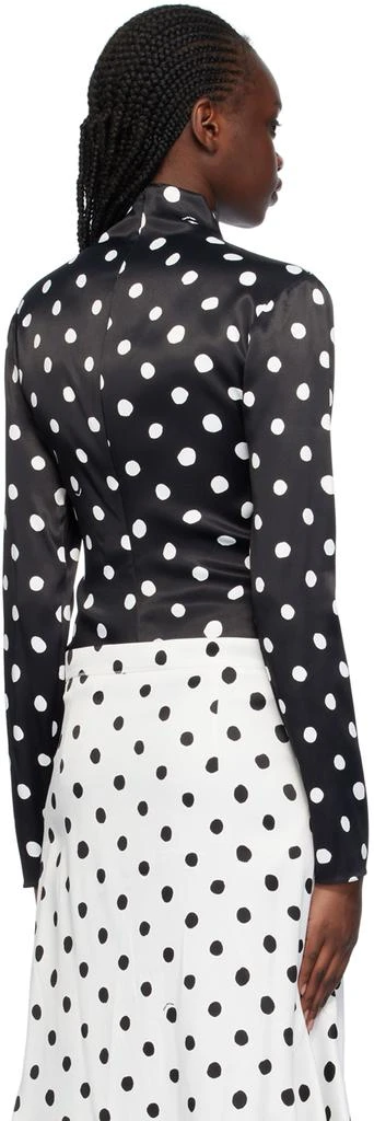 Marni Black Polka Dot Turtleneck 3
