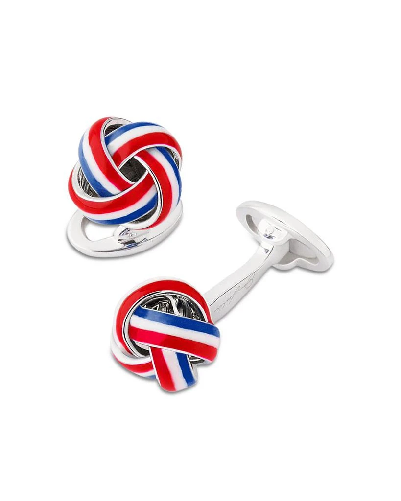 Jan Leslie Red White and Blue Knot Cufflinks from Bloomingdale
s