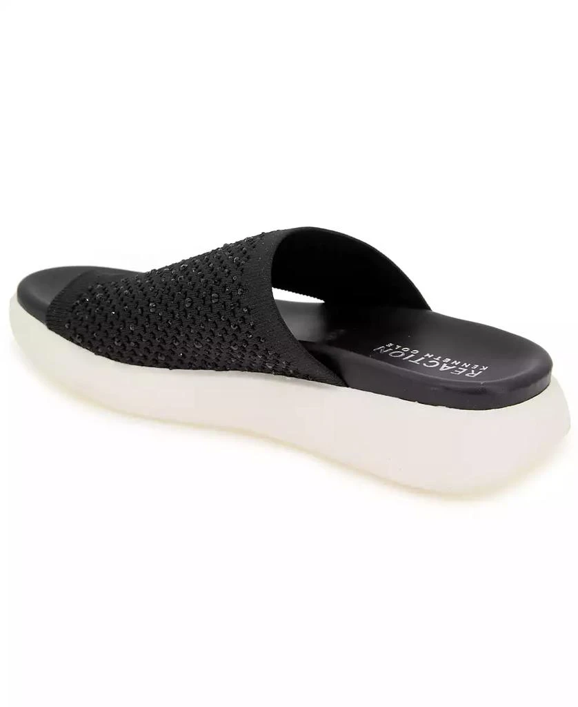 Kenneth Cole Women's Teffi Knit Round Toe Flat Sandals 6