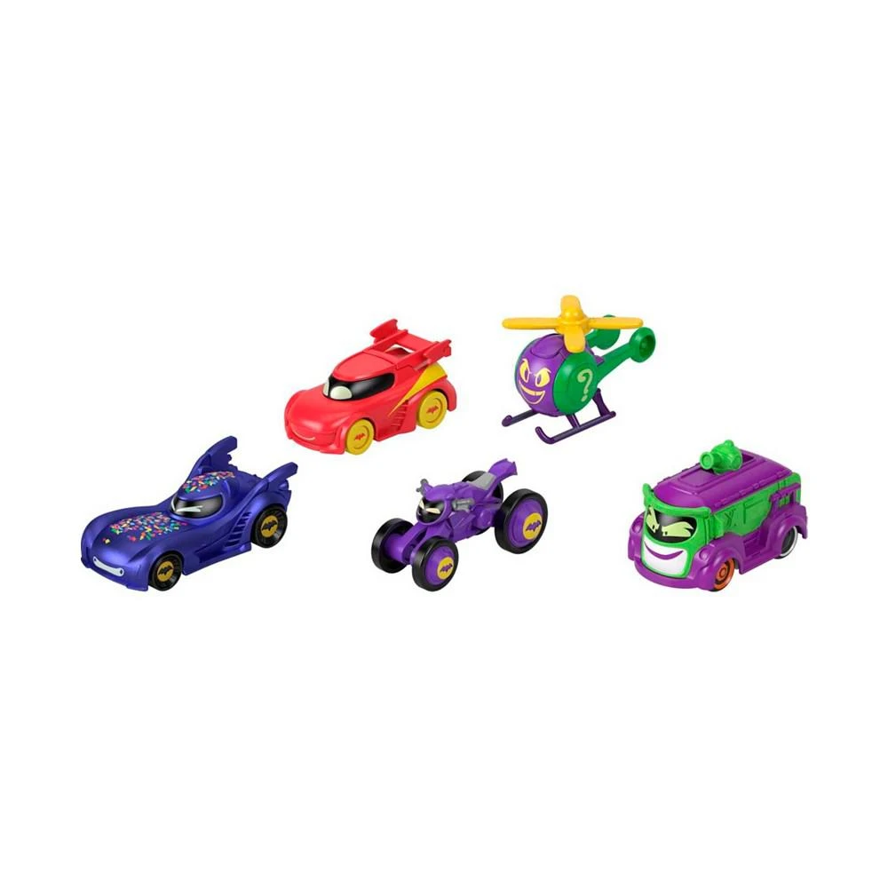 BatWheels Fisher-Price DC 1:55 Scale Vehicle Multipack Batcast Metal Die cast Cars, 5 Pieces 2