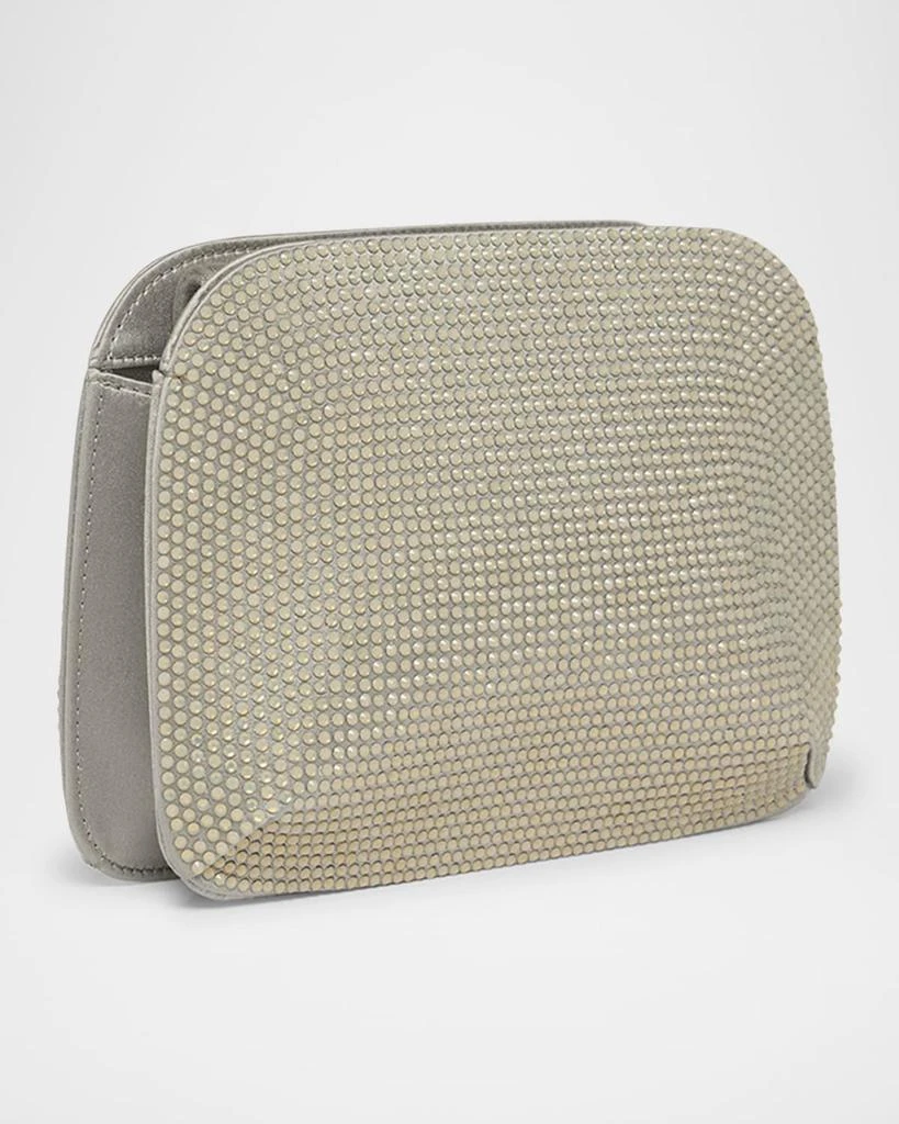 Giorgio Armani La Prima Rhinestone Satin Clutch Bag 3