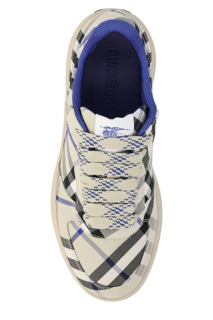 Burberry Burberry Terrace Checked Lace-Up Sneakers 4