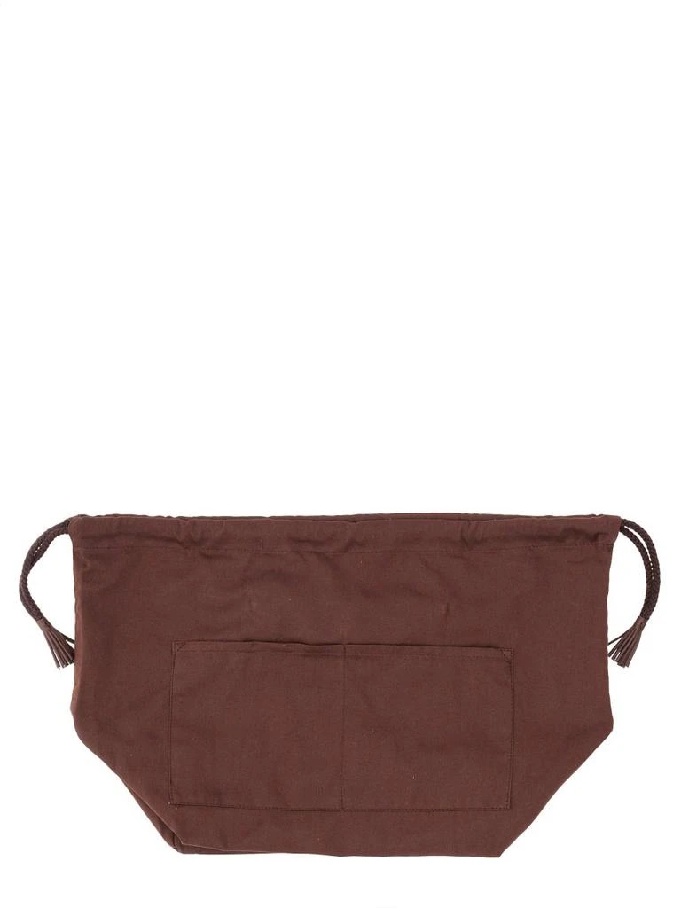 DRAGON DIFFUSION Dragon Diffusion Logo Patch Drawstring Clutch Bag 2