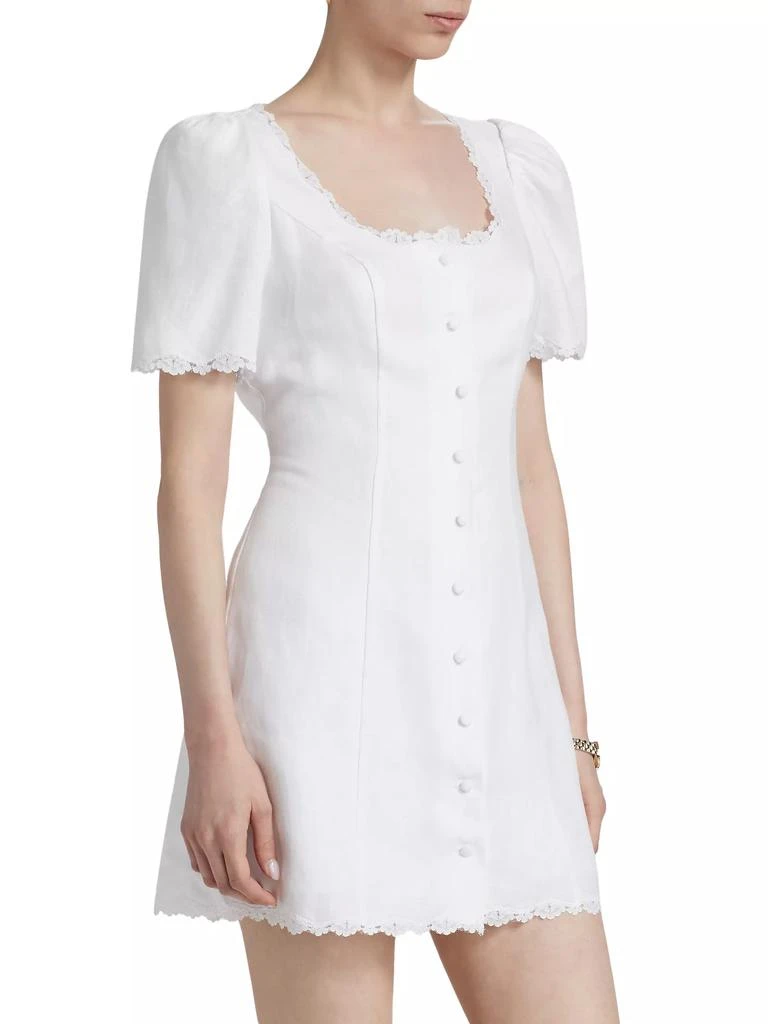 Reformation Anabella Linen Minidress 4