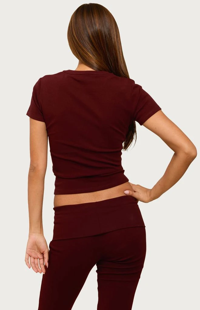 Edikted Emelia Fitted T-Shirt 3