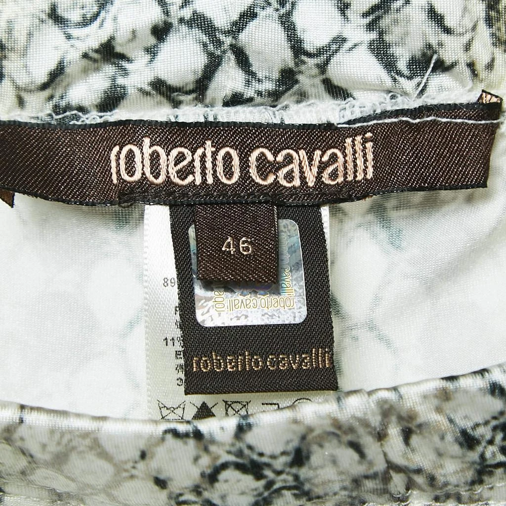 Roberto Cavalli Roberto Cavalli Multicolor Snake Print Jersey Leggings L 4