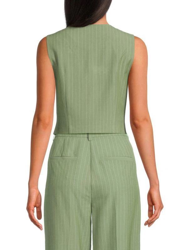 VERO MODA Pinstripe Vest 2