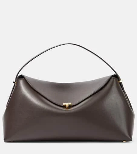 Tot me T Lock leather tote bag Tote Bags Free Shipping BeyondStyle