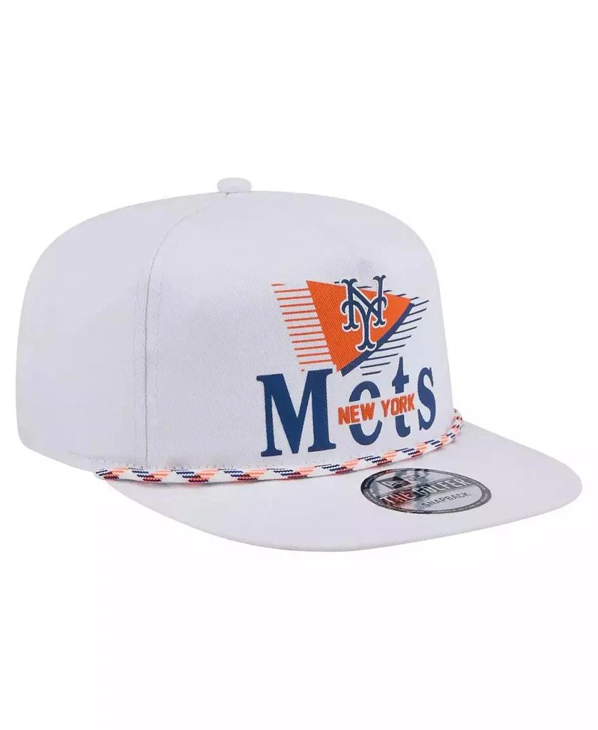 New Era Men's White New York Mets Collide Golfer Snapback Hat 3