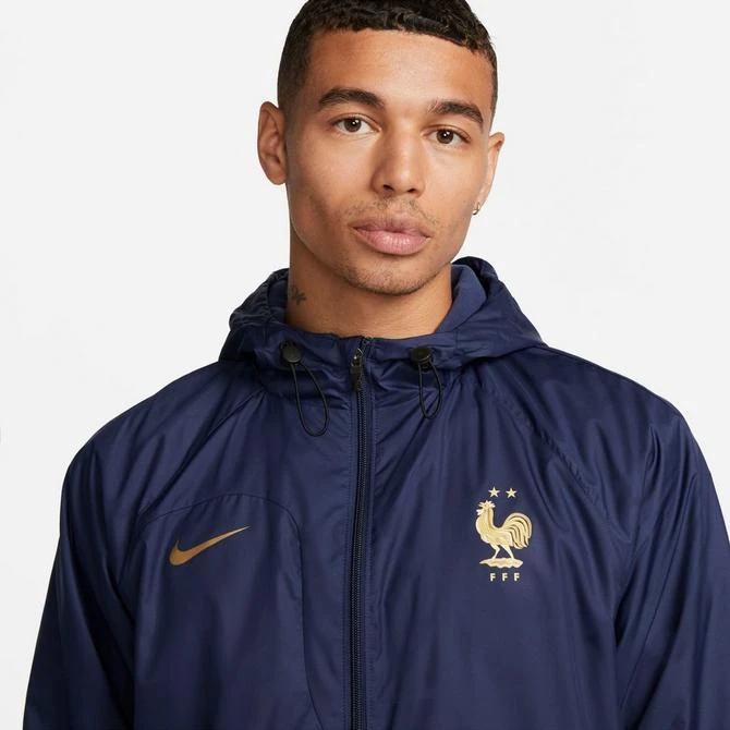 NIKE Men's Nike France Strike Dri-FIT Hooded Soccer Jacket 4
