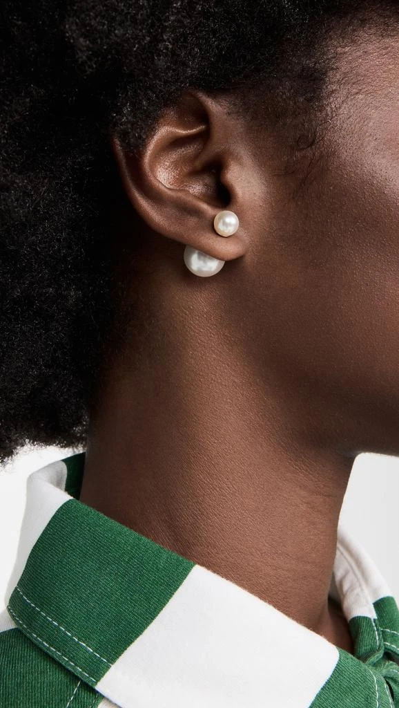 Shashi Double Ball Pearl Earrings 2