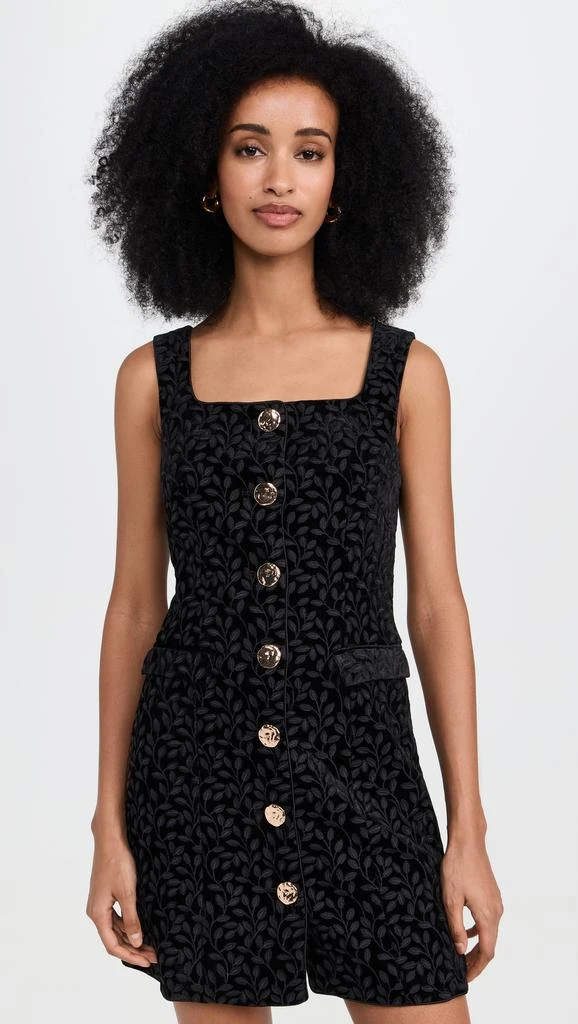 Saloni Mika Velvet Dress 6