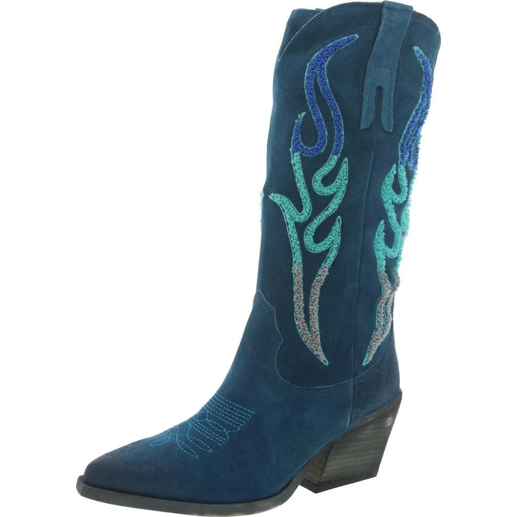 Steve Madden Graciella Womens Block Heel Pointed Toe Cowboy, Western Boots 4