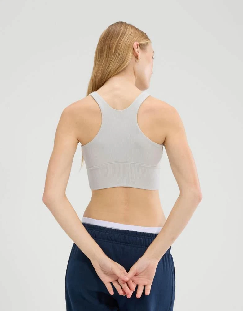 ELLESSE ellesse Ballante bra top in light grey marl 3