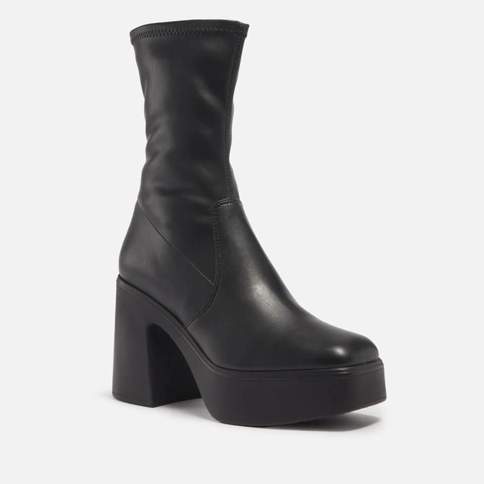 Steve Madden STEVE MADDEN WOMEN'S LOW PHOENIX FAUX LEATHER PLATFORM BOOTS 2