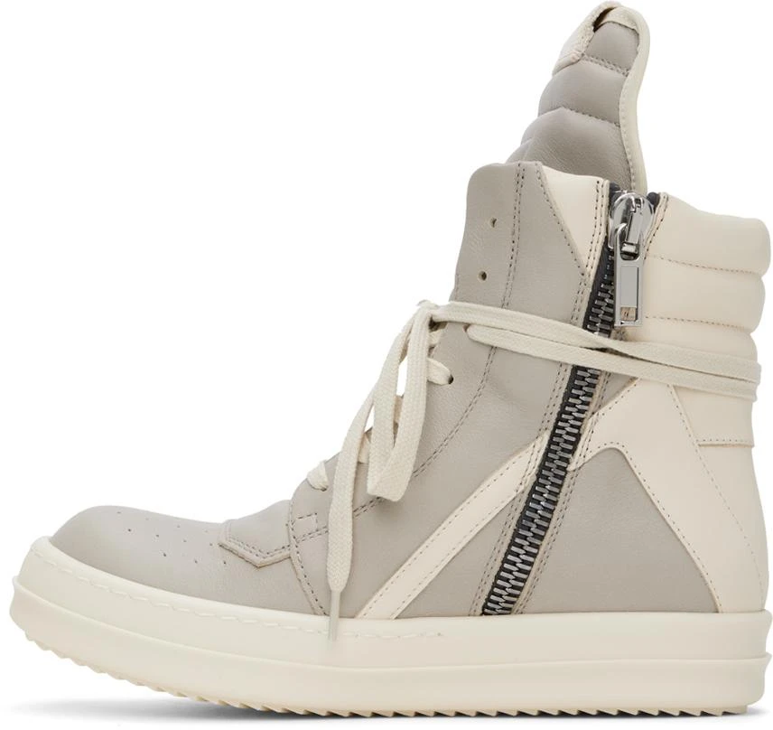 Rick Owens Off-White Geobasket Sneakers 3