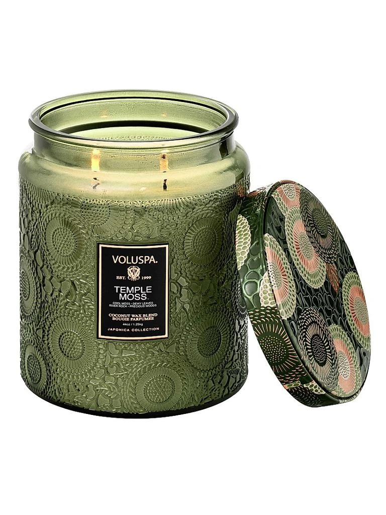 Voluspa Japonica Temple Moss Luxe Jar Candle 2