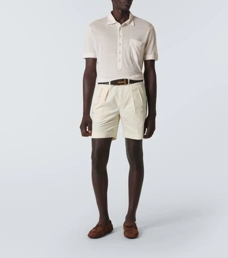Tom Ford Cotton and silk poplin shorts 2