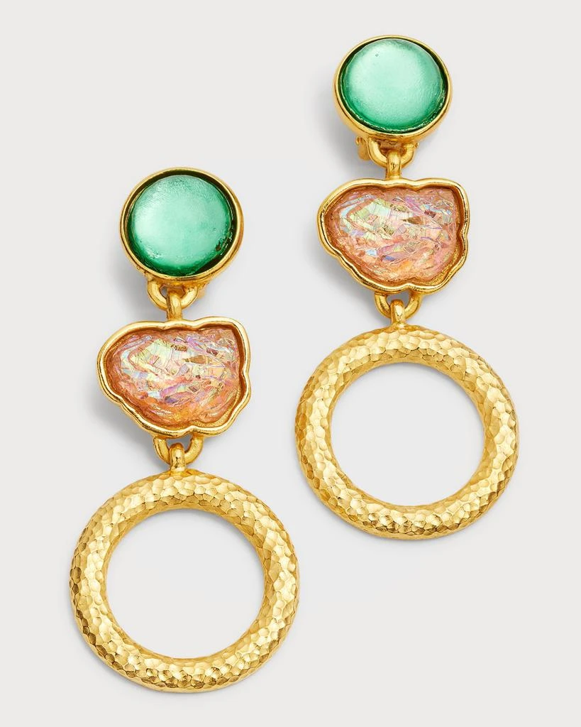 BEN-AMUN Multi-Stone and Shape Earrings 1