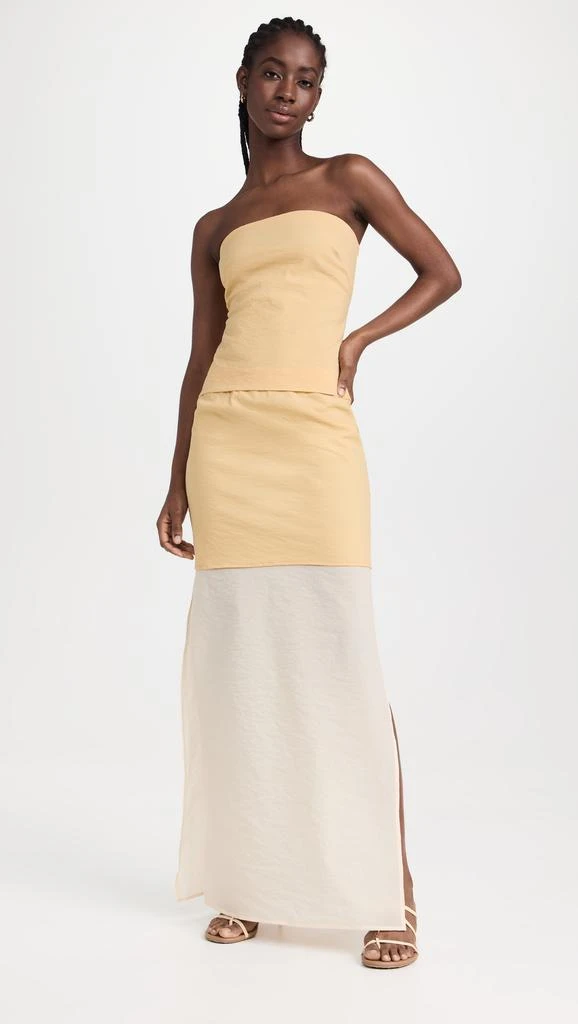 ROSETTA GETTY Double Layer Split Skirt 4