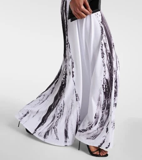 Jean Paul Gaultier Dentelle Trompe l'oeil jersey gown 5
