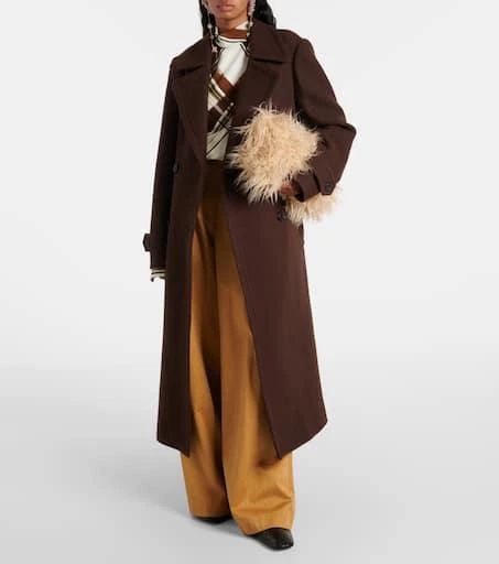 Dries Van Noten Faux fur clutch 5