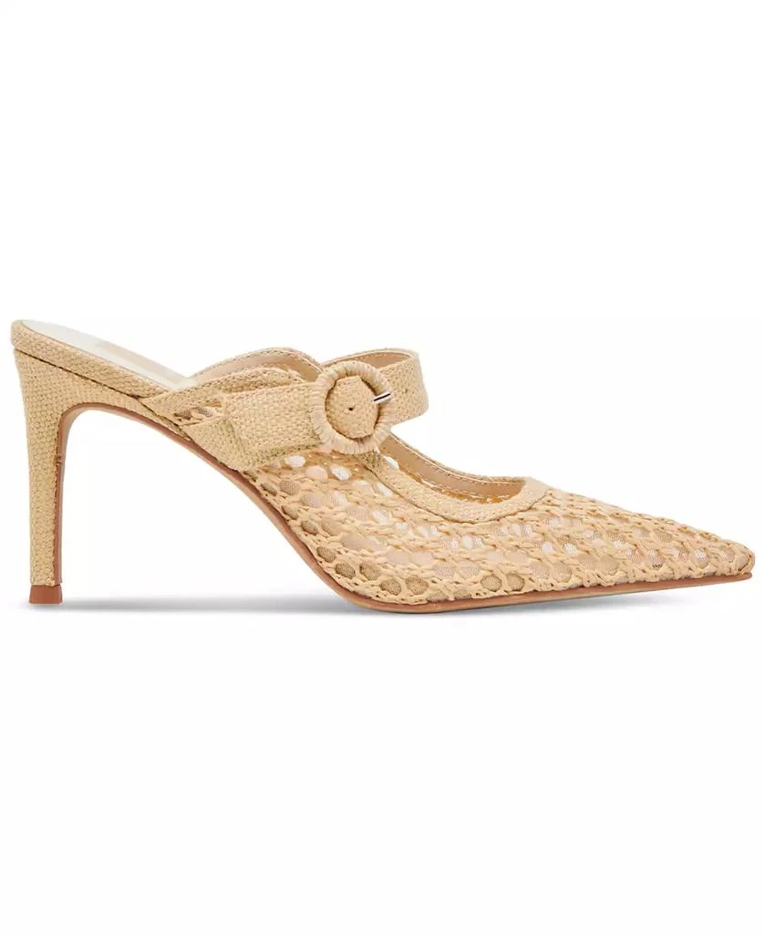 Dolce Vita Women's Keekee Buckle Woven Pointed-Toe Pumps 2