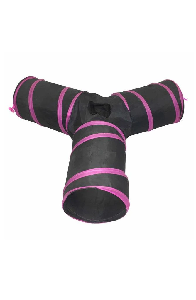 PET LIFE 3-Way Kitting-Go-Seek Cat Tunnel