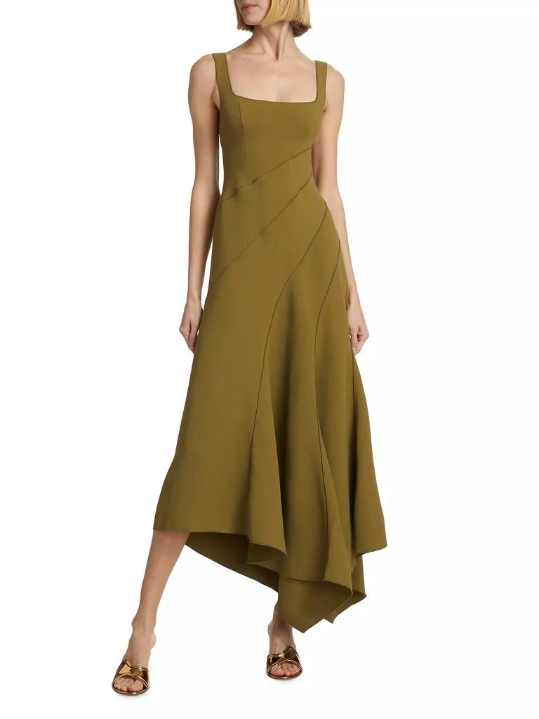 Acler Rowe Asymmetric Maxi Dress 3