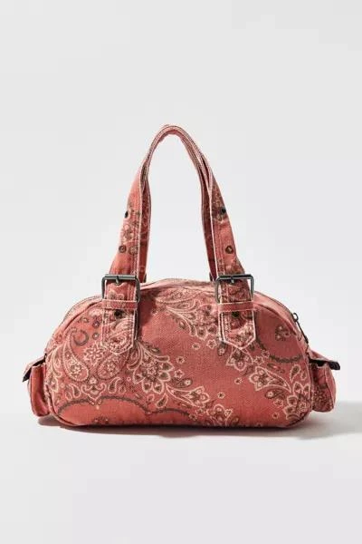 BDG BDG Printed Denim Duffle Shoulder Bag 4