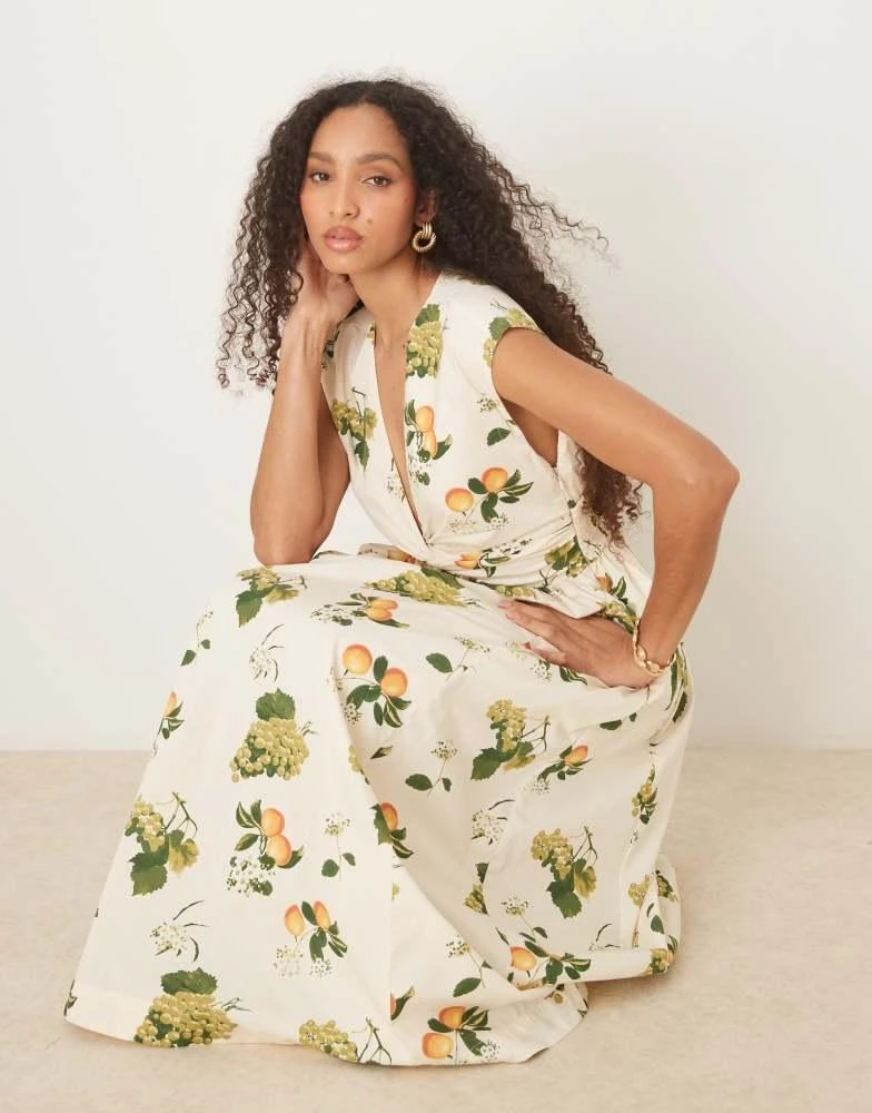 chiffon maxi dress sleeves Mint Green Floral Chiffon Wrap Front V-Neck Long Sleeve Maxi Dress –  PinkBlush