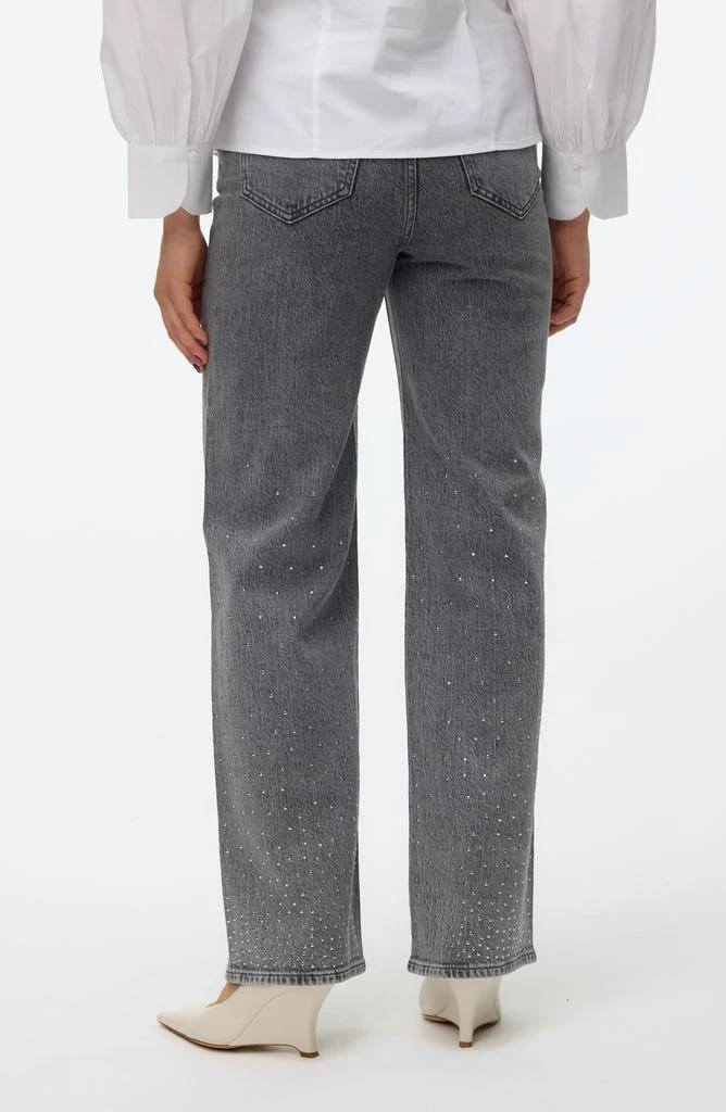 VERO MODA Tessa High Waisted Studded Wide Leg Jeans 2