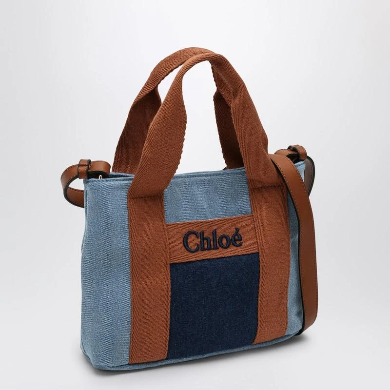 Chloé Denim bag with logo 3