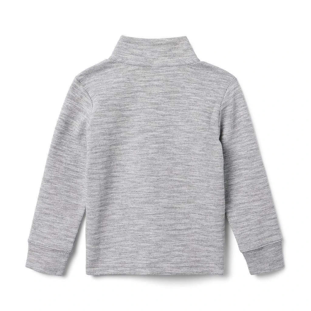 Janie and Jack Herringbone Pullover (Toddler/Little Kids/Big Kids) 2