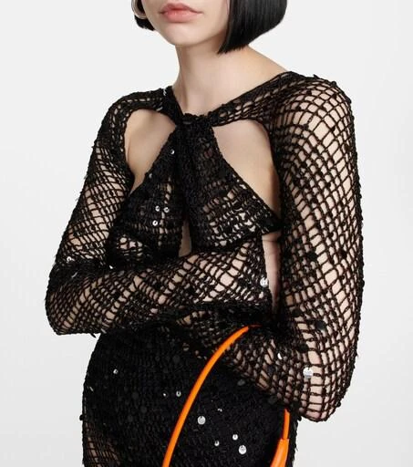 Sequin-embellished crochet maxi dress  On Sale Now with Up to 50% Off |  Discover Exclusive Deals & Savings at BeyondStyle  Authentic COPERNI gowns |e|n|m|w|o|coperni|dresses|clothing|women|designers with Limited-Time  Discounts, Free Shipping, and Price