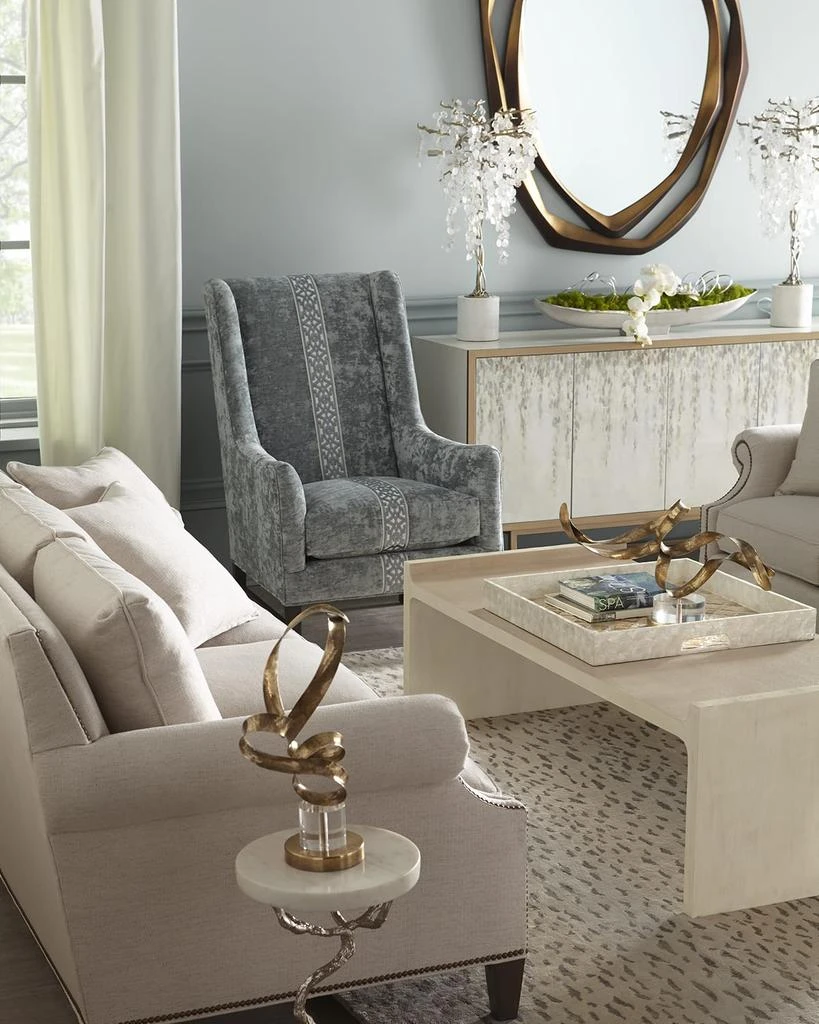 John Richard Antiqued Brass Sculptural Ribbons II 2