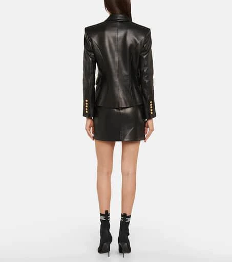 Balmain Leather blazer 3