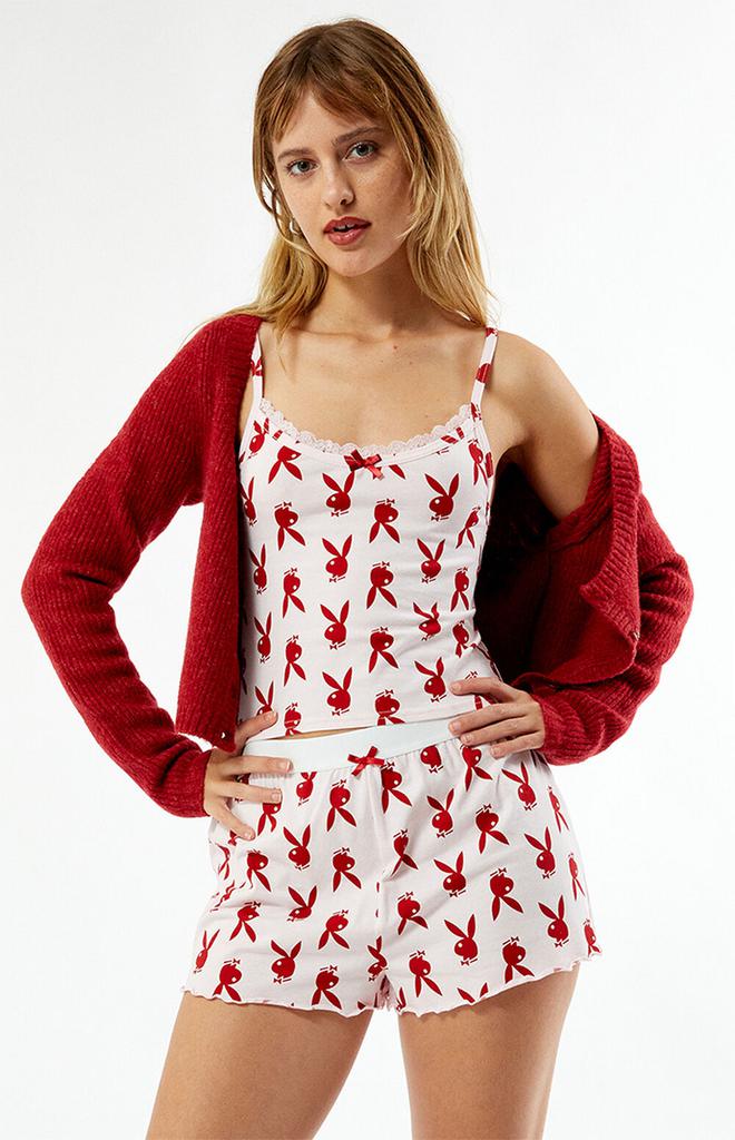Playboy By PacSun Bunny Print Sleep Shorts